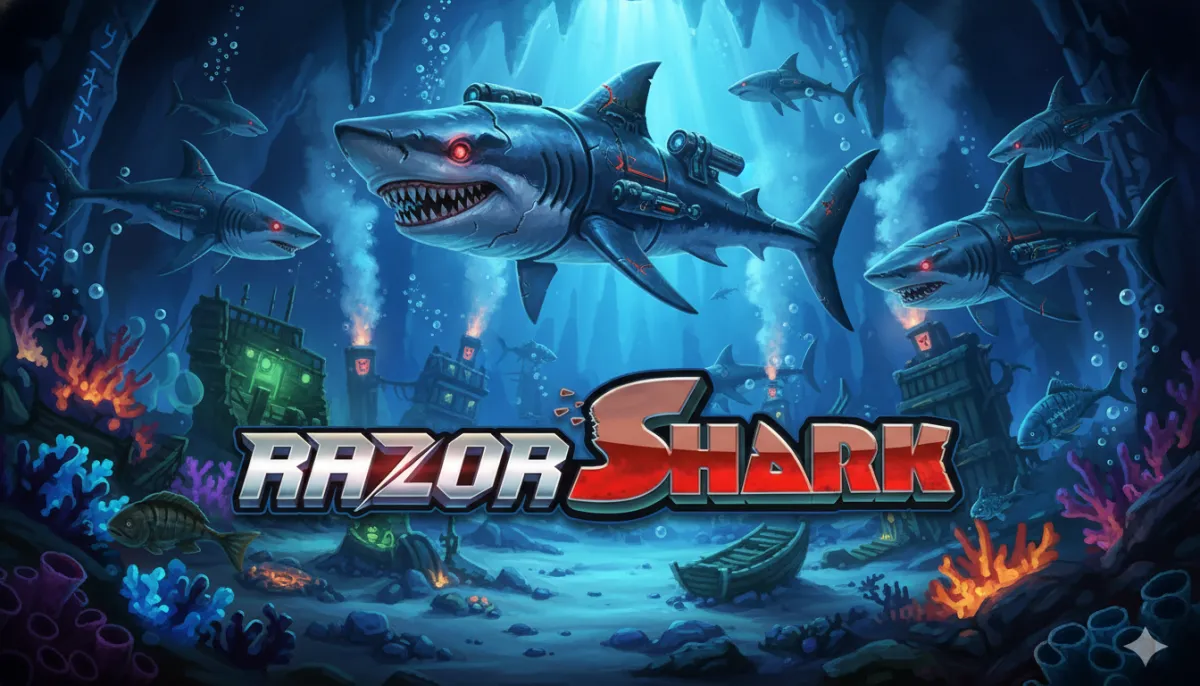 Kurzinfos und eine Beschreibung des Razor Shark-Spiels helfen Ihnen dabei, es herauszufinden